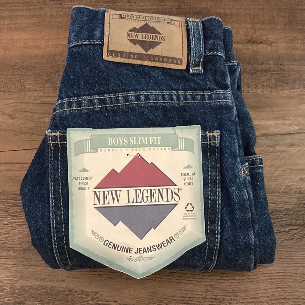 NWT New Legends Jeans Slim Fit 100% Cotton